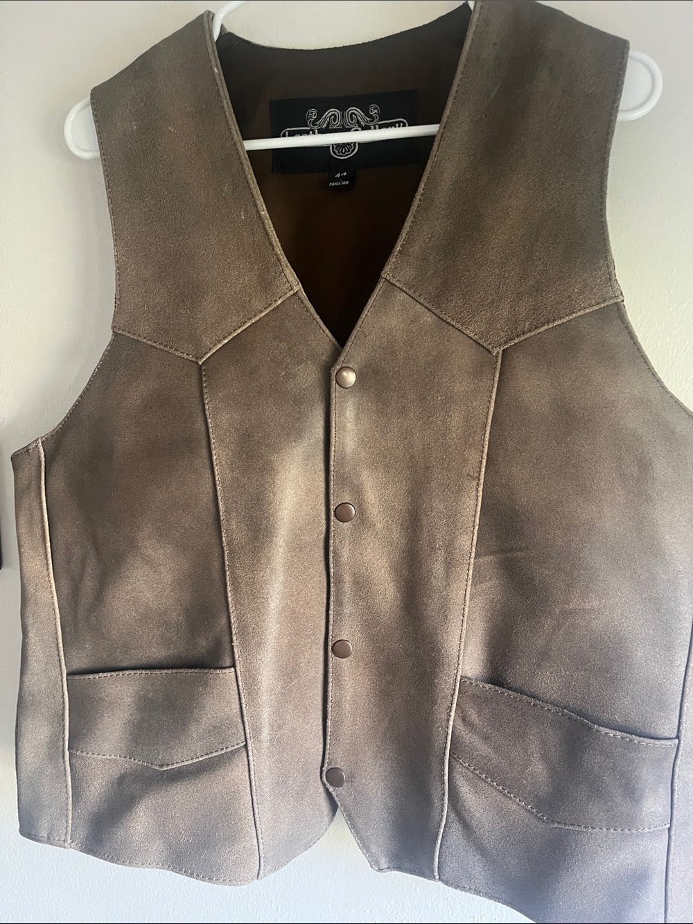 Vintage Genuine Leather Gallery Men’s Vest